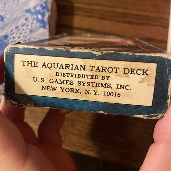 Vintage 1970 The Fool Aquarian Tarot Cards 78 Piece Complete Set Cards - Picture 3 of 8